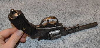 Revolver Nagant 1887, zlacené nápisy - 7