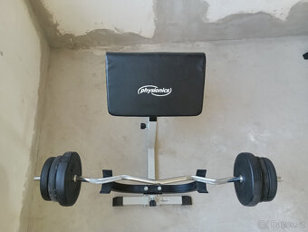 Lavice a SZ dvourucni cinka na posilovani bizepsu - 7