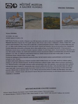 Zátiší, Vincenc Červinka 1897 Vítanov + Adolf Chwala- info. - 7