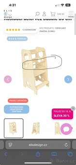 Rostoucí učící věž Elis Design Bublina 85cm - 7