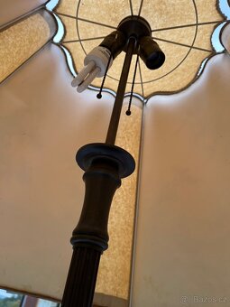 Podlahová lampa s mosaznou nohou - AKCE doprava - 7