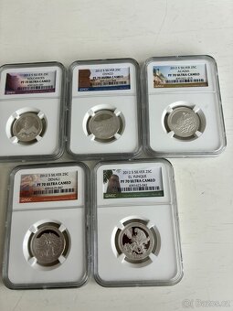 Kompletni. Nadherna amerika $0.25 centu - 7
