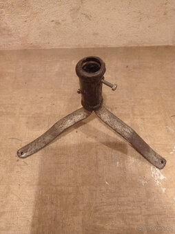 Vánoce - retro stojánek, sobí bačkory, vánoční dekorace - 7