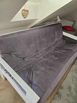 Rozkládací pohovka s futonovou matrací 140x200 - 7