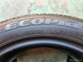 Pár letních pneu Bridgestone Ecopia EP25 195/50 R16 - 7