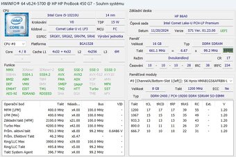 HP ProBook 450 G7 15,6" IPS, I5-10210u, 16GB, 512GB, W11 - 7