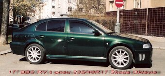 Nová sada 17" al.disků BBS 5x100mm kované  váha 7,9kg  - 7