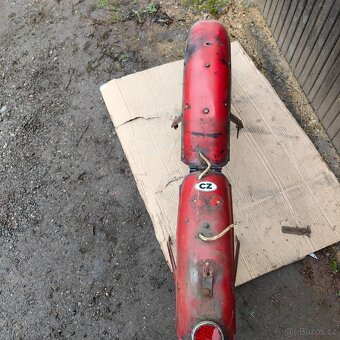 Jawa perak zadní blatník zbrojovka - 7