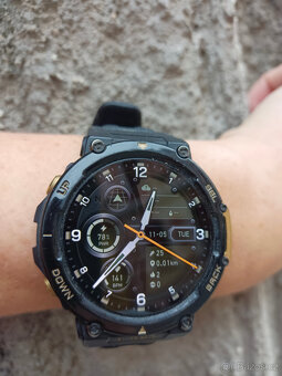 Chytré hodinky Amazfit T-Rex 2 A2170, originál nabíječka - 7