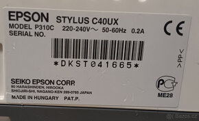 inkoustová tiskárna EPSON Stylus C40UX - 7