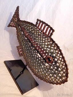 STEAMPUNK RECYCLE ART - PATINOVANÝ KOV. AUTORSKÁ TVORBA - 7