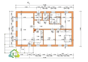 Prodej stavebního pozemku (607m2) a rodinného domu (144m2), - 7