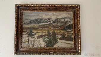 Starý malovaný obraz - 7