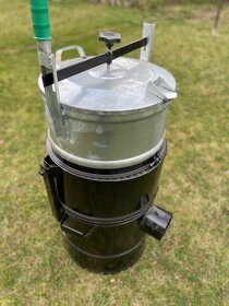 Pařák, brutar 60 litrů, nový žárově zinkovaný na zabijačku - 7