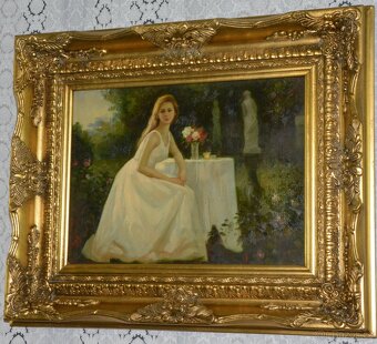 Obrazy - olej na desce - 7