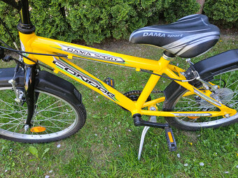 20" žluté dětské horské hliníkové kolo CONDOR, rám 10" - 7