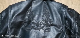 Pánská kožená motorkářská bunda "Křivák" - 7