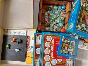 Deskové hry puzzle Monopoly Frozen Super Farmář Nocto robot - 7