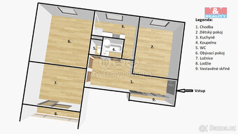 Prodej bytu 3+1, 76 m², Milevsko, ul. Sokolovská - 7