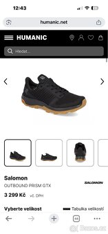 Boty Salomon gore-tex 42(27cm) - 7