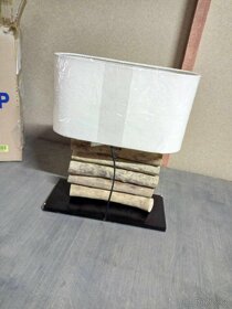 NOVÁ STOLNÍ LAMPA Z PŘÍRODNÍHO DŘEVA ARTLAMP - 7