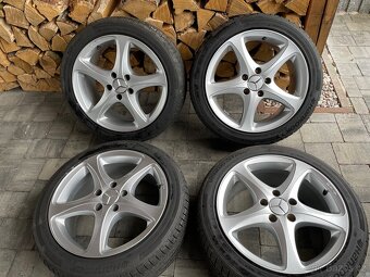 Zánovní alu kola 5x112 včetně letních pneu 225/45R17 - 7