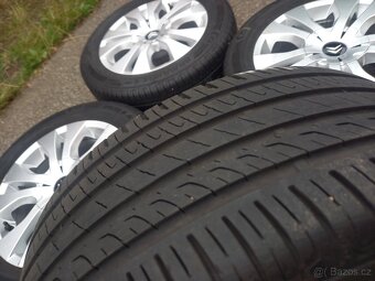 Letní Alu kola Citroen Berlingo+ ZÁNOVNÍ pneu 215/55R16 - 7