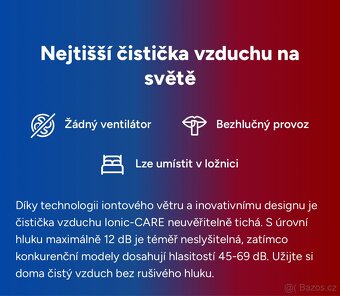 Čistička vzduchu Ionic care zánovní - 7