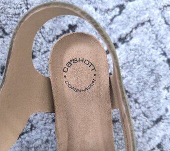 Nové Sandály na klínku dámské Ca’Shott Copenhagen - 7