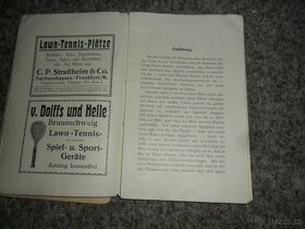 tenis René Lacoste, R.v. Fichard, házená 7/11 hráčů,odbíjená - 7