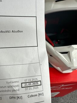 Helma Alpinestars SM5 white XXL - snížená cena - 7