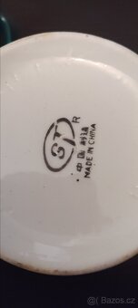Sběratelské čínské porcelánové hrnky s pokličkou - 7