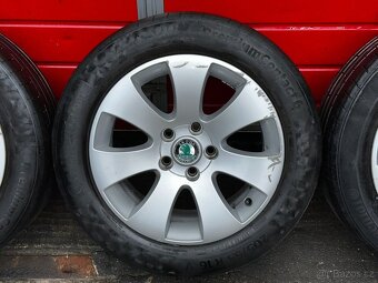 Original ALU kola Škoda Spectrum 16" 7J ET45 + 205/55/R16 - 7