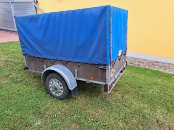 Přívěsný vozík s plachtou, za osobní automobil - 7