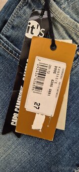 Elegantní trhané džíny Met - 7