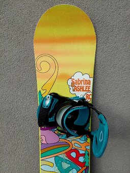 Snowboard SABRINA, 138 cm + boty - 7