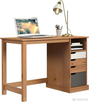 Psací stůl borovice Mestre - 7