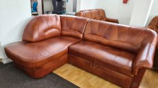 Rohova sedačka kožena YARDEK - 7