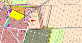Prodej stavebního pozemku v obci Strachotín, 850m2 - 3494m2 - 7