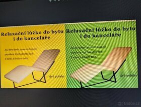 Kovový rám na relaxační lůžko+1x celé lůžko - 7