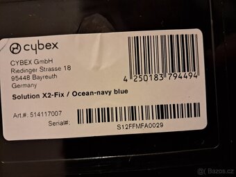 Autosedačka Cybex Solution X2-fix - 7