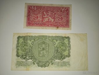 BANKOVKY 5 KČS, 1940-1961, 3 RŮZNÉ EMISE - 7
