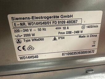 Pračka se sušičkou Siemens (121) - 7