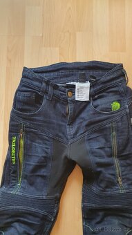 Jeans kalhoty džíny na motorku dámské - 7