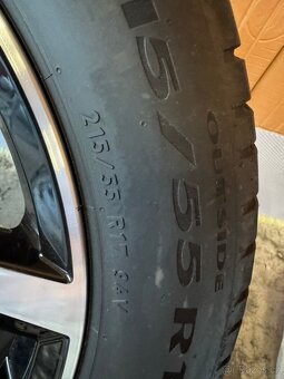 Originální Alu kola VW 215/55 r17 - 7