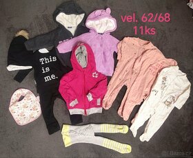 Mix oblečení pro holčičku vel 56-80 - 7