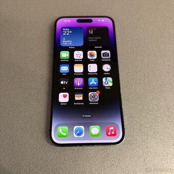iPhone 14 Pro Max 256GB deep purple, pěkný stav, rok záruka - 7