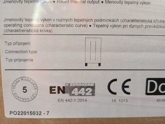 Topný žebřík Isan aura 1380/400 odstín holubí modř RAL5014 - 7