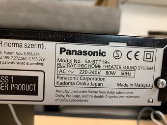 Domácí kino Panasonic - 7