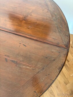 Demi-lune rozkládací stůl Francie - 7